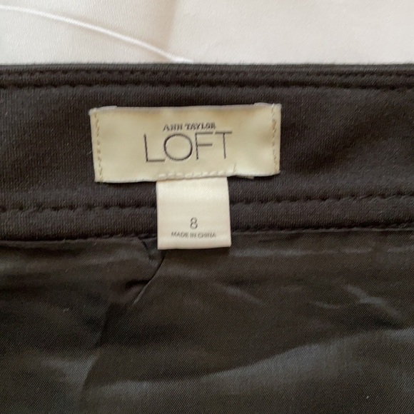 Anne Taylor Loft Black Skirt, sz 8 - Picture 5 of 5